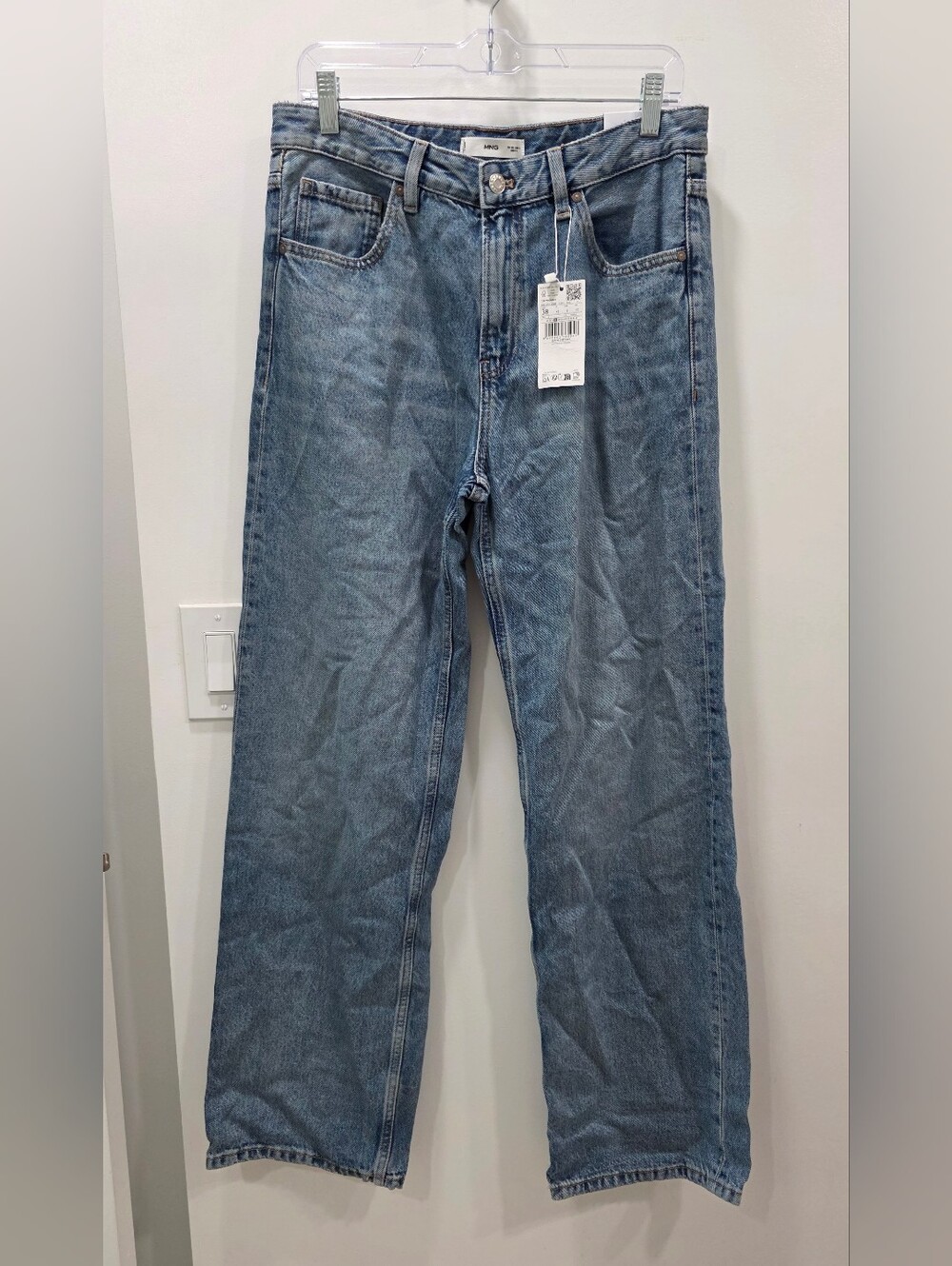 Mango Miami medium-rise straight-fit jeans